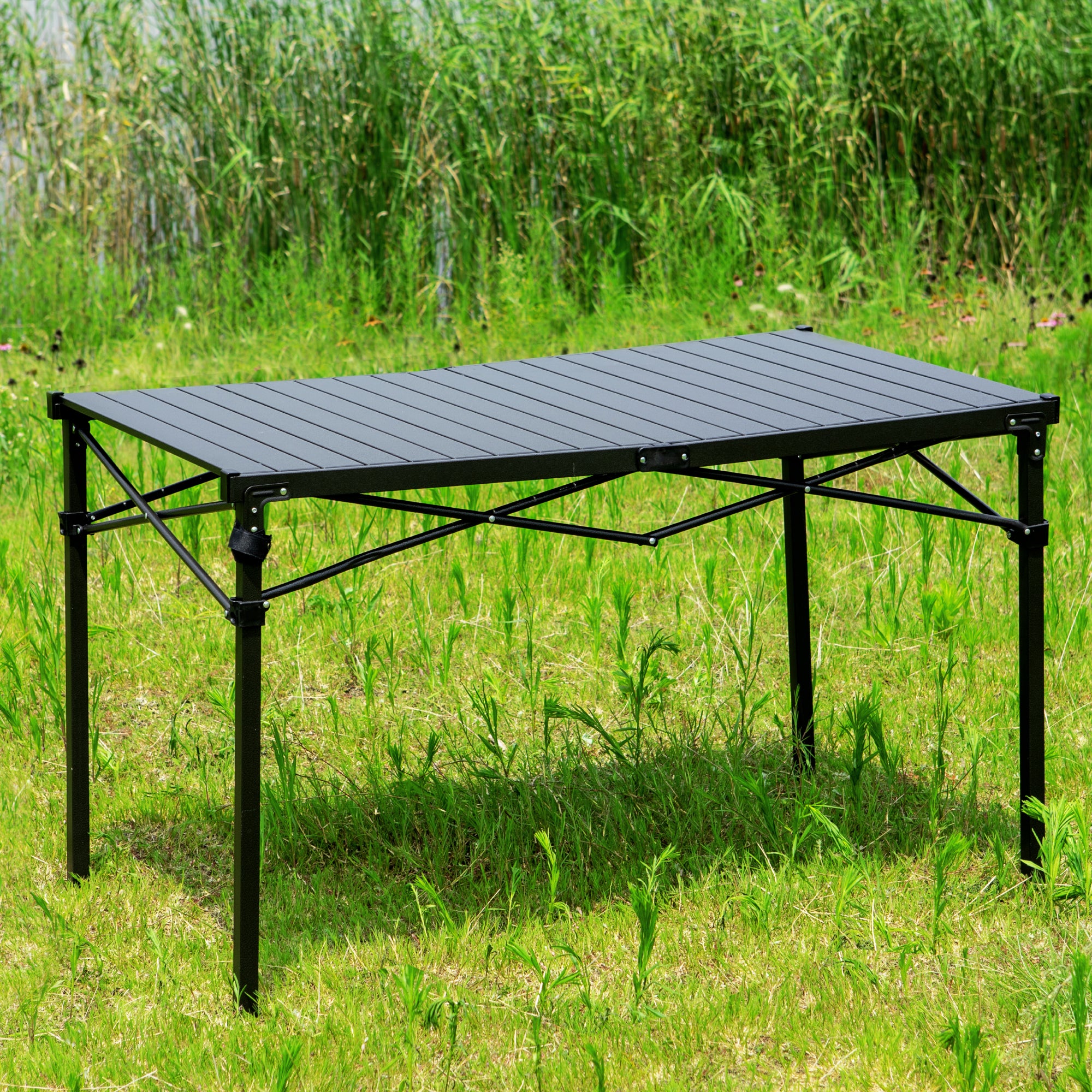 Arlmont & Co. Kelela Plastic/Resin Portable Camping Kitchen Table