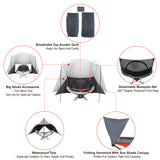 Samsara Portable Folding Camping Hammock with Stand