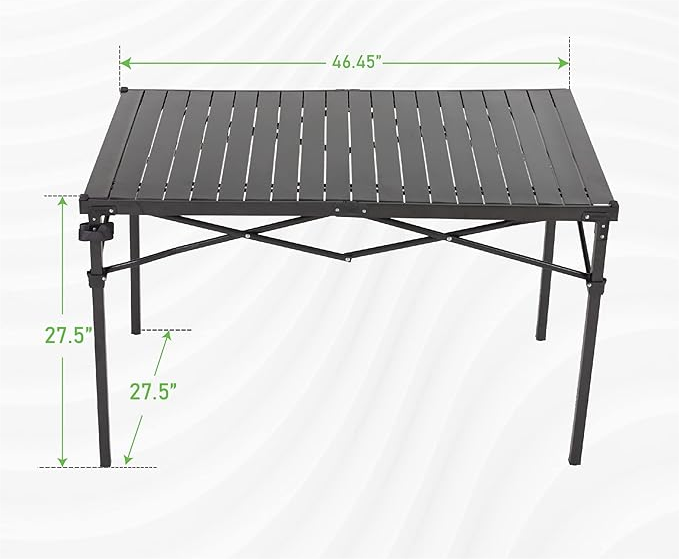 Aluminum Folding Camping Table with Carry Bag
