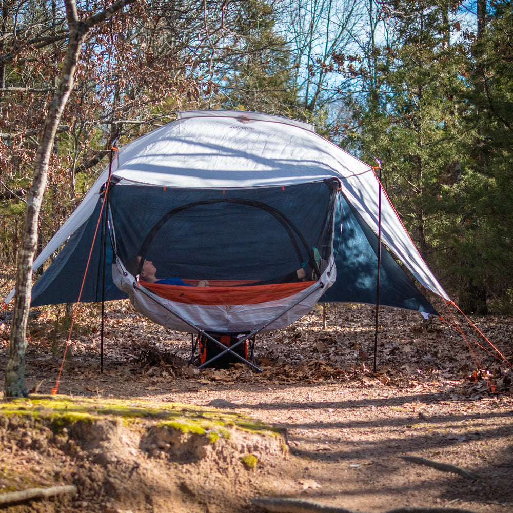 camping hammock with stand mosquito net and roof tarp