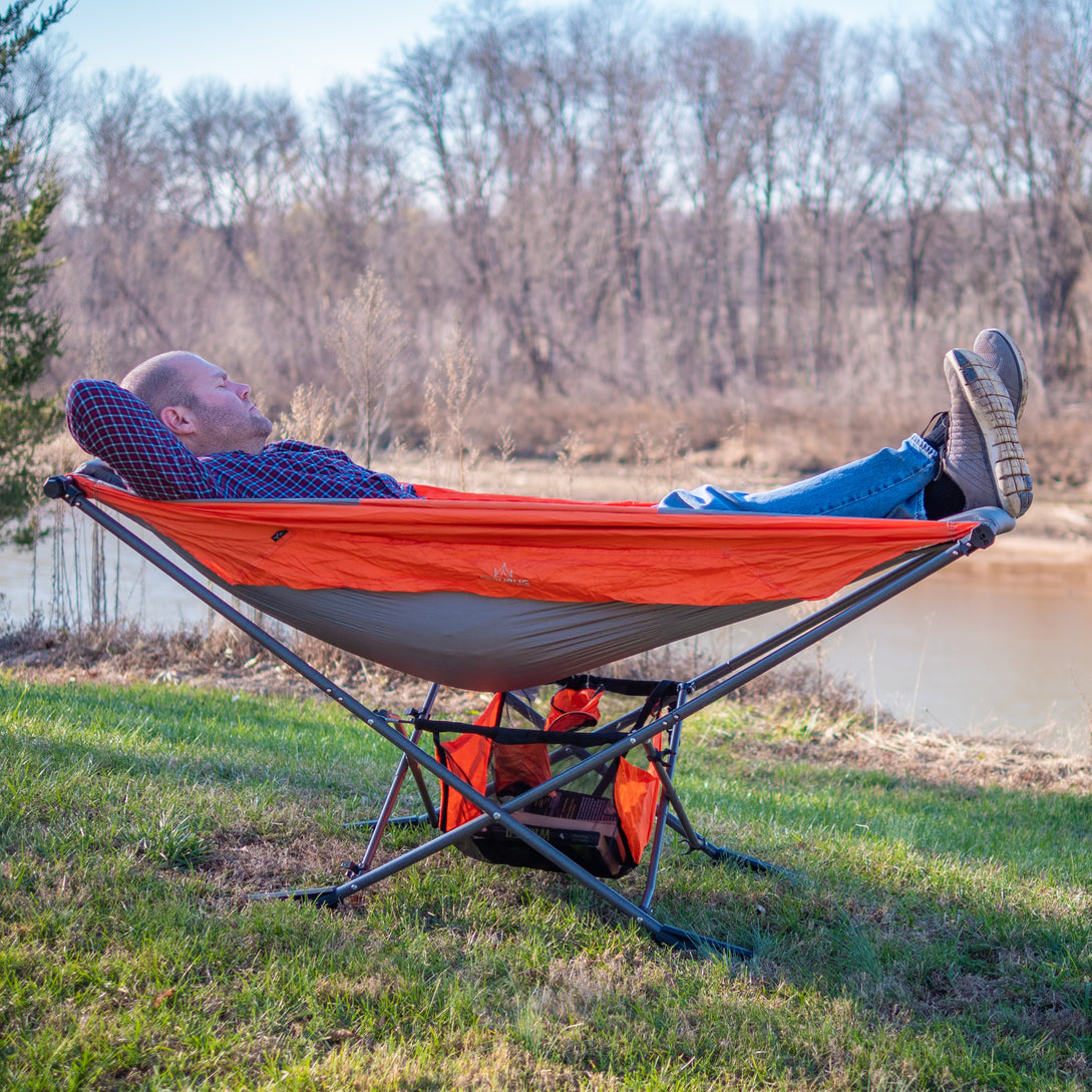 Mock ONE Portable Folding Hammock with Stand for Camping