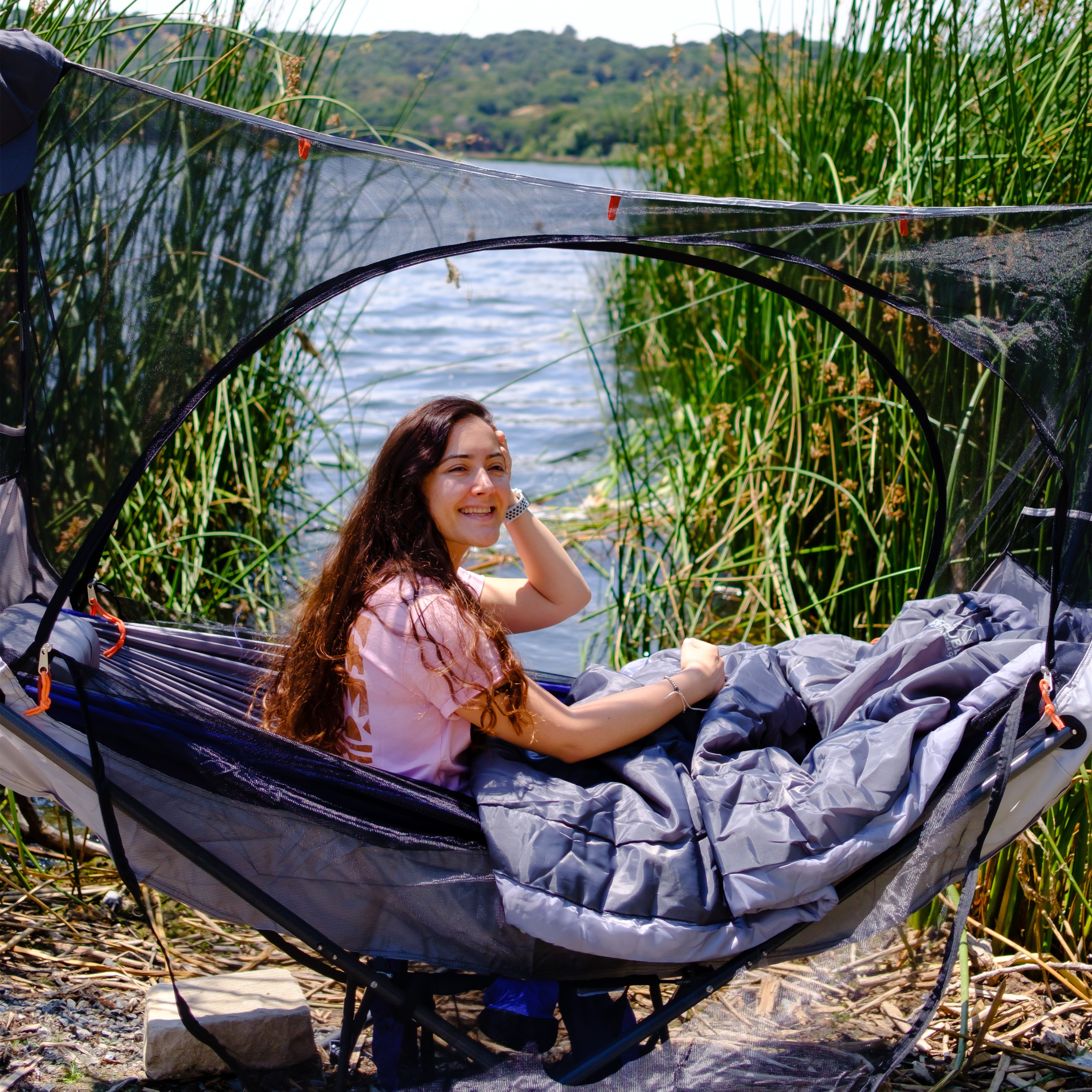 Portable Folding Hammock with Stands – Republic of Durable Goods